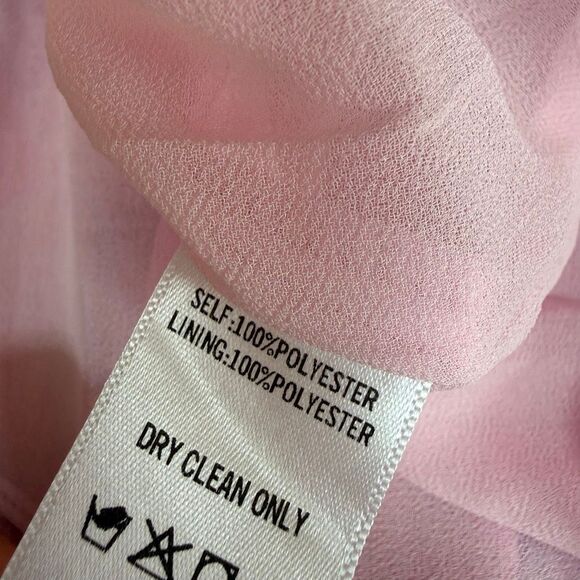 Buddy Love Sofia one-shoulder ruffled tie-dye mini dress size S NWT - Picture 9 of 9